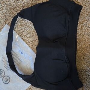 Vision Sports Workout Bra Halter Top Black